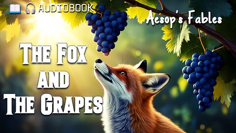 The Fox and The Grapes (1867) - Full Audiobook - Aesop's Fables - Children's Short Story