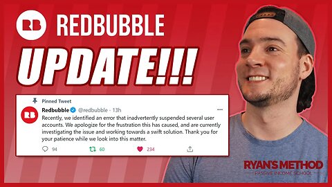 Redbubble Account Suspension: HUGE UPDATE! (GOOD NEWS🙏)