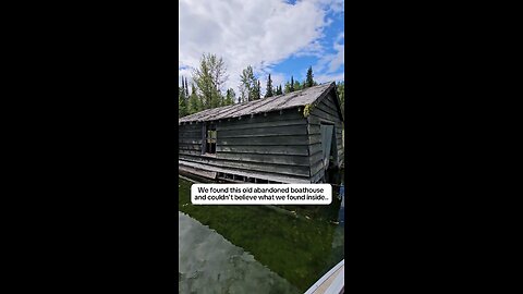 We found an abandoned boathouse and we're shocked at what we found inside!