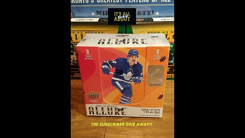 2022-23 Upper Deck Allure Hobby.Bring on the colours and maybe some fire!!