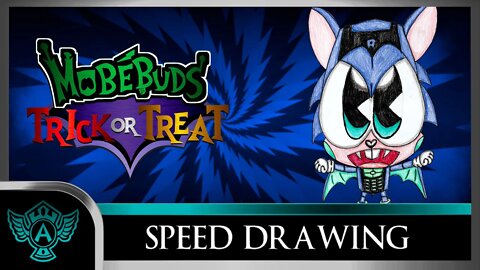 Speed Drawing: MobéBuds Trick or Treat - Speedivamp | A.T. Andrei Thomas 2022