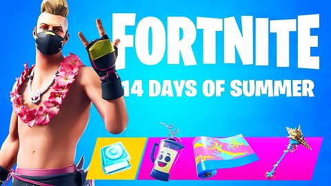 The New Free 14 DAYS OF SUMMER Rewards In Fortnite...