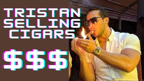 Tristan selling Cigars