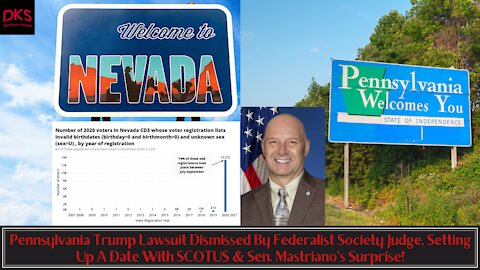 Penn. Trump Lawsuit Dismissed By Federalist Judge, Setting Up SCOTUS Date & Mastriano's Surprise!