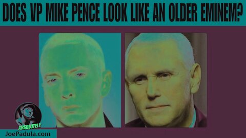 Does Vice President Mike Pence Look like an Older Eminem?