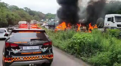 SOUTH AFRICA - Durban - Serious accident on M7 (Videos) (R7B)