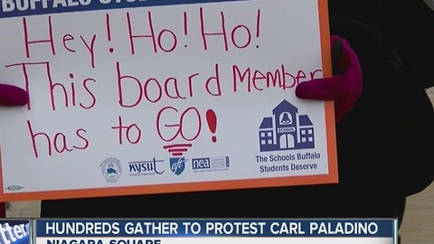 Protesters call for resignation or removal of Carl Paladino