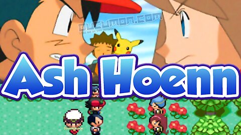 Pokemon Ash Hoenn by An Kit Kumar - NEW Completed GBA Indian Hack ROM, you play as Ash in Hoenn