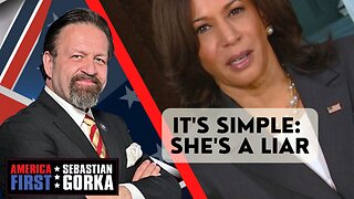 It's simple: She's a liar. Boris Epshteyn with Sebastian Gorka on AMERICA First