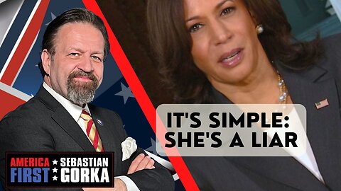 It's simple: She's a liar. Boris Epshteyn with Sebastian Gorka on AMERICA First