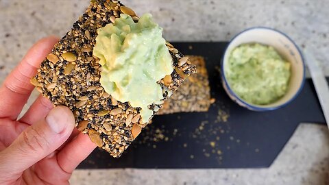 Super crispy keto 5 seeds crackers | keto vegan gluten-free