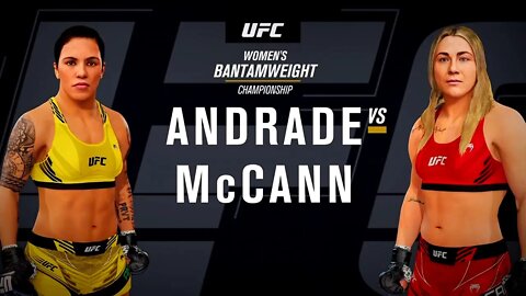 EA Sports UFC 4 Gameplay Molly McCann vs Jessica Andrade