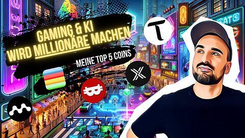 🚀Diese 5 COINS werden DURCH DIE DECKE GEHEN!!!🚀 KRYPTO GAMING & KI COINS - kein XRP Video