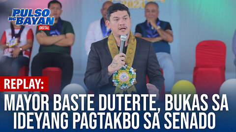 REPLAY | Davao City Mayor Duterte, bukas sa ideyang pagtakbo sa Senado sa 2025 | July 15, 2024