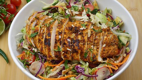 Grilled Chicken Salad,Healthy Salad Recipe (weight loss Recipe)