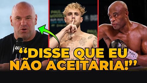 "O MAIOR DE TODOS OS TEMPOS" - JAKE PAUL ELOGIA ANDERSON E DETONA DANA WHITE