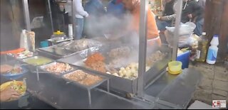 YUMMY Food Stalls, Street Food in Patzcuaro, Mexico