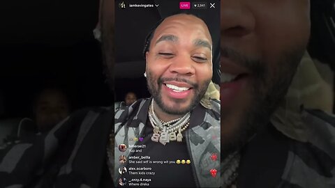 Kevin Gate Spending Quality Time With His Daughters Gillie Da Kid Joins Instagram Live (08/04/23)