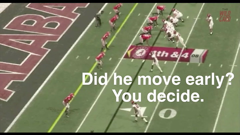 Was There A Missed False Start On Alabama's Game-Tying TD?