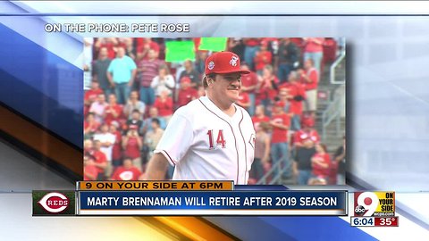 Pete Rose talks about Marty Brennaman