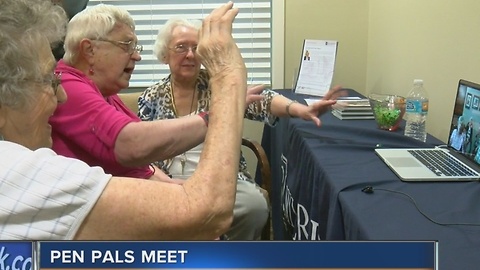 Brookfield seniors 'meet' pen pals through video chat