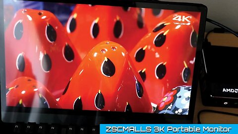 🖥️ ZSCMALLS 13.3' Portable Monitor Unboxing & Review | 3K UHD Power!