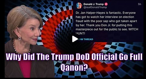 Why Did The Trump DoD Official Go Full Qanon