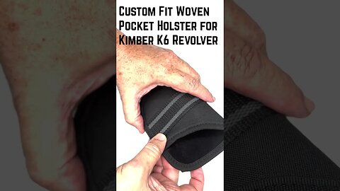 Garrison Grip Custom Fit Woven Pocket Holster For The Kimber K6 Revolver With a Free Offer