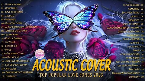 Best English Acoustic Love Songs Cover Playlist 2023 ❤️ Soft Acoustic Cover Of Popular Love Songs 6