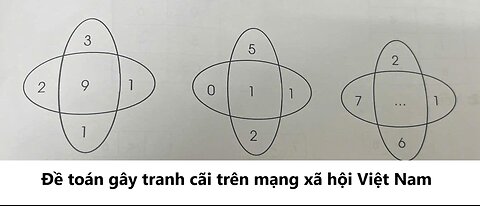 Đề toán gây tranh cãi ở Việt Nam trên mạng xã hội