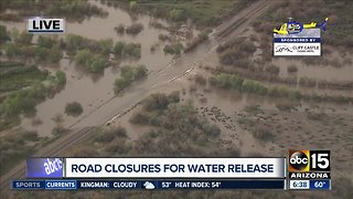 Flooding closes Valley roads