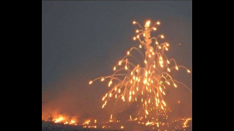 The Israeli Air Force attacked Hezbollah with incendiary shells in southern Lebanon