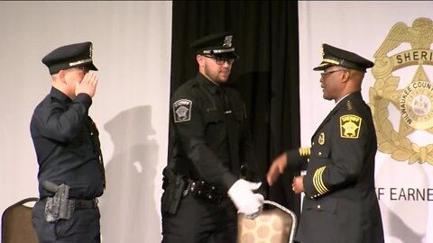 Milwaukee Co. Sheriff's Office Deputy Recruit Class #90 is also Sheriff Lucas' last