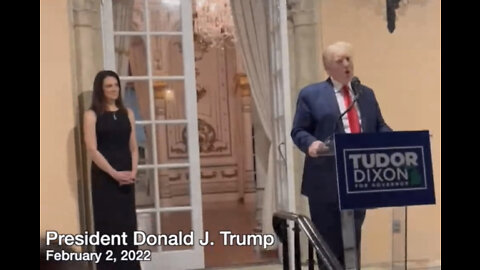 “A Force To Be Reckoned With!” President Trump Touts Tudor Dixon Running For Governor in Michigan