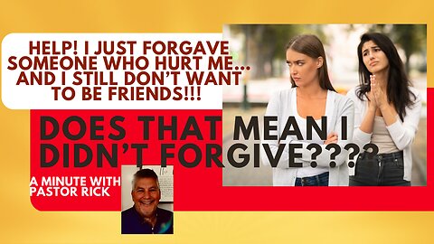 Forgiveness lies we’ve been told!