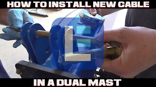 How to Install New Cable in a Dual Mast