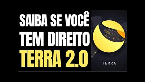 TERRA 2 0 AIRDROP BINANCE SAIBA COMO RECEBER E SE VC TEM DIREITO A ESTE AITDROP LUNA 2.0