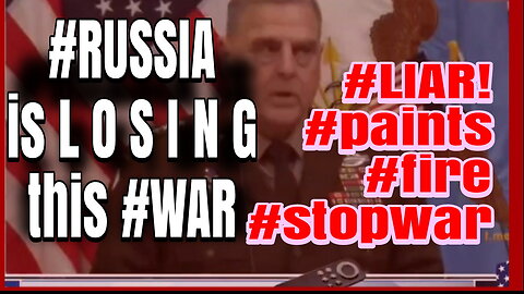 Lying About Russia Will KILL Millions in Ukraine #Ww3 General WokeAss Milley