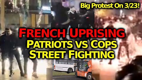 French Protesters VS Police & Macron's Abusive France Govt: HUGE Protests Breakout