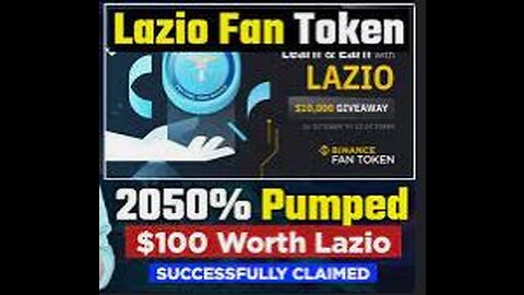 🤑 EARN FREE LAZIO FAN TOKEN 🤑 FREE BNB BINANCE FREE CRYPTO 💰