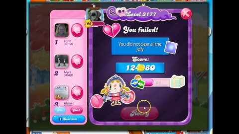 Candy Crush Level 3177 Talkthrough, 20 Moves 0 Boosters