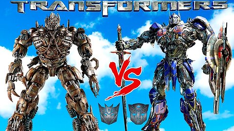 Optimus Prime Fights Megatron