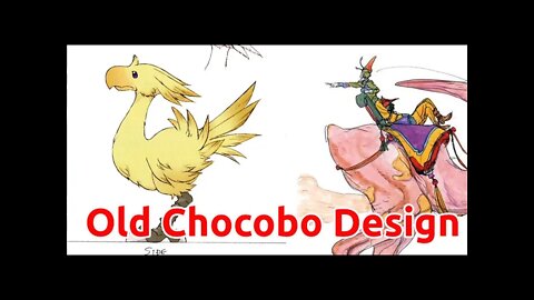 The Chocobo's Original Design Was Horrible- Final Fantasy series- Ashitaka Amano