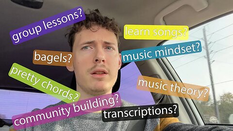 A channel update while driving back from a gig