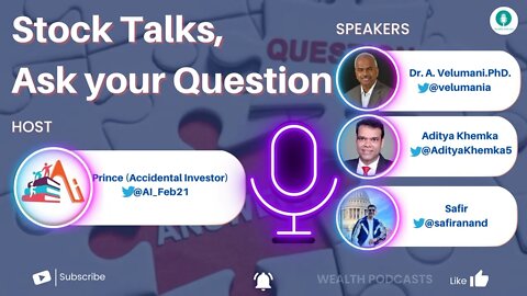 Stock Talks, Ask your Question | Wealth Podcasts