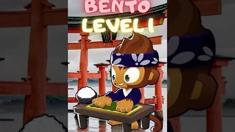 Sushi Bento / Benjamin Skin / Level Evolution / Bloons TD 6 Hero #Shorts