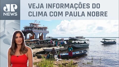 Nível de água do Rio Negro sobe média de 2 metros nos últimos 2 meses | Previsão do Tempo