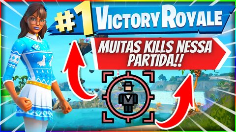 Fortnite Muitas Kills Nessa partida Galerinha A mira tava afiada