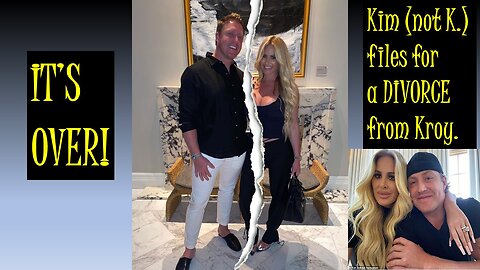 Kim Zolciak-Biermann said she is done with her marriage to Kroy Biermann. “I want a divorce.”