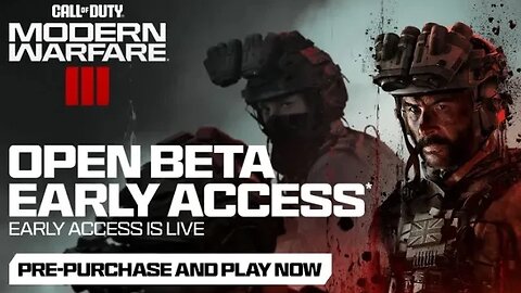 MWIII BETA ACCESS - CODES MAY BE AVAILABLE IN LINK